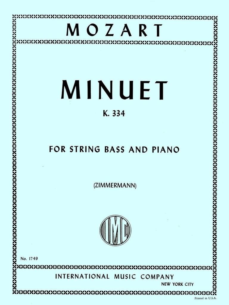 Minuetto K 334 (Zimmermann)
